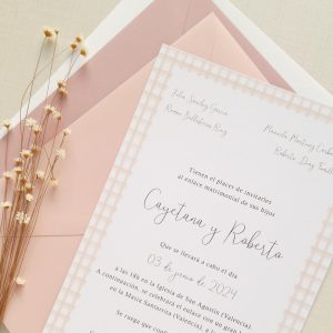 invitaciones de boda, acuarela